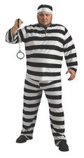 Convict Man Costume, Plus