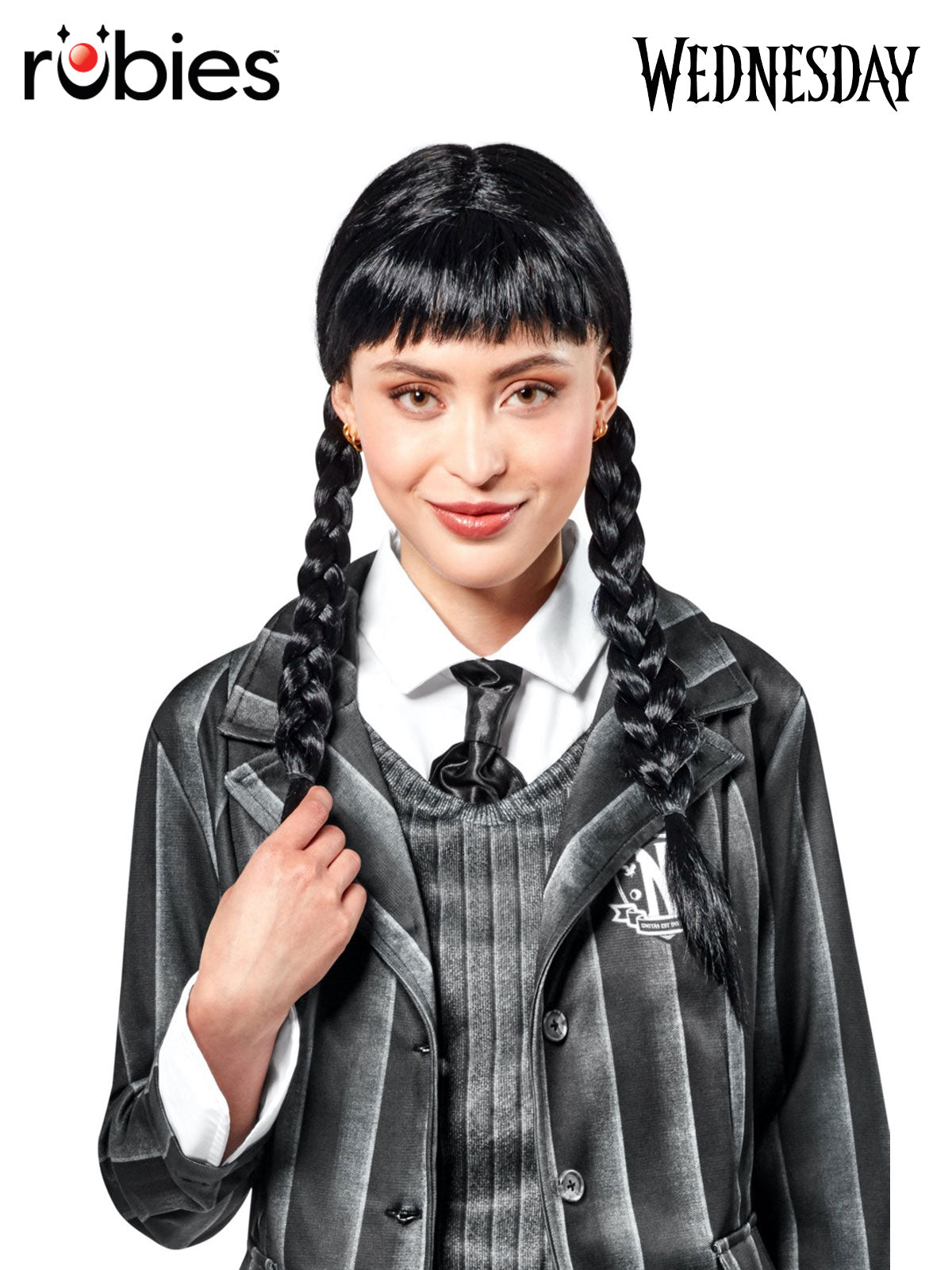 Wednesday Wig (Netfllix Series) - Adult
