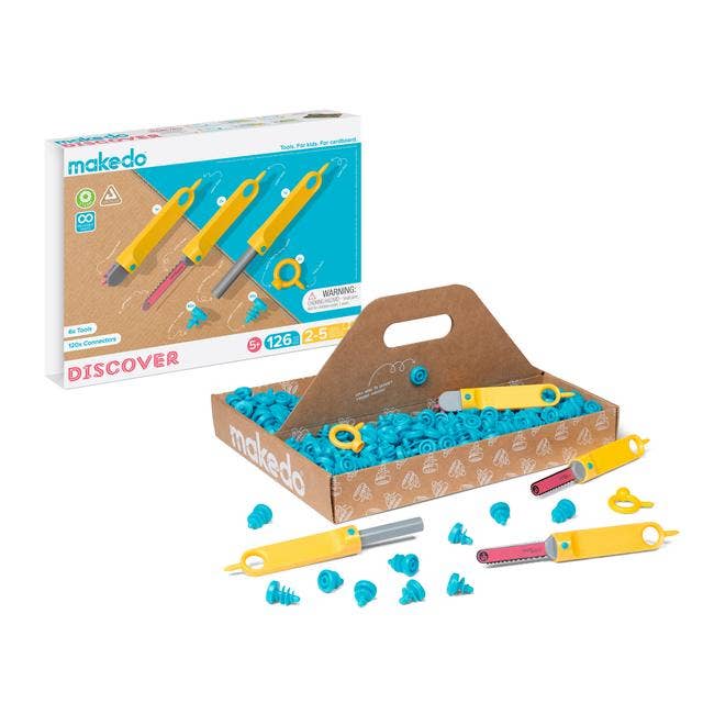 Makedo Australia - DISCOVER | Makedo Cardboard Construction Toolkit 1-5 Makers