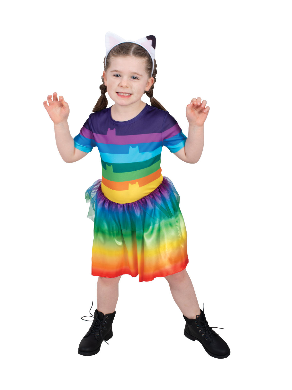 Gabby Rainbow Tutu Costume - Gabby'S Dollhouse, Child