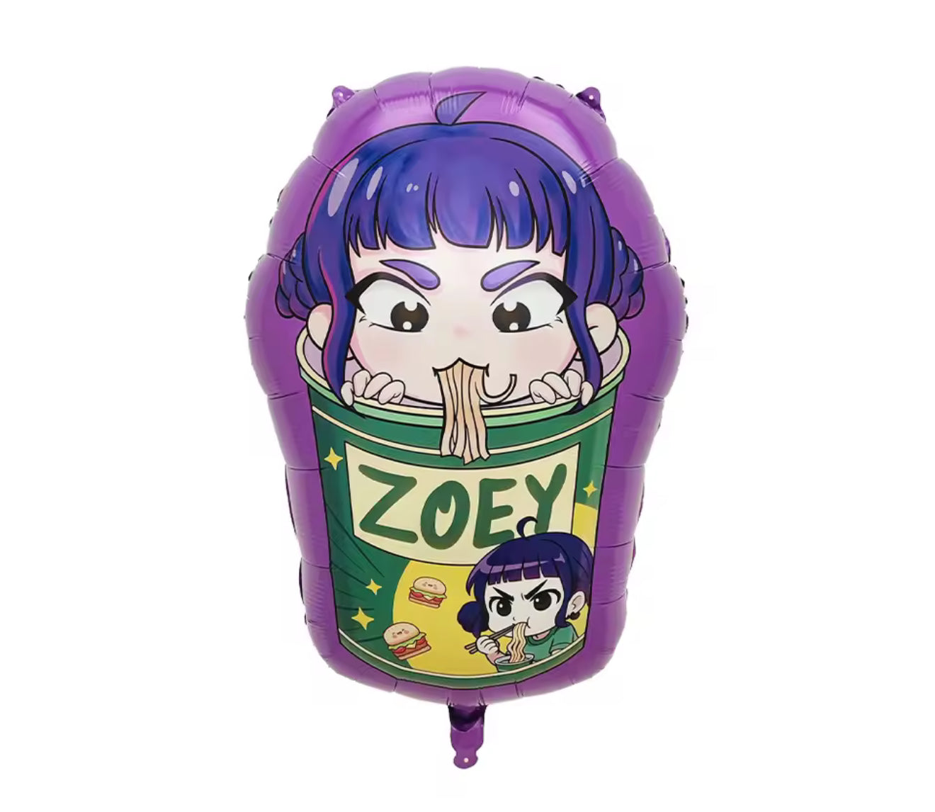 XL Zoey Noodle K-Pop Demon Hunters Foil Balloon