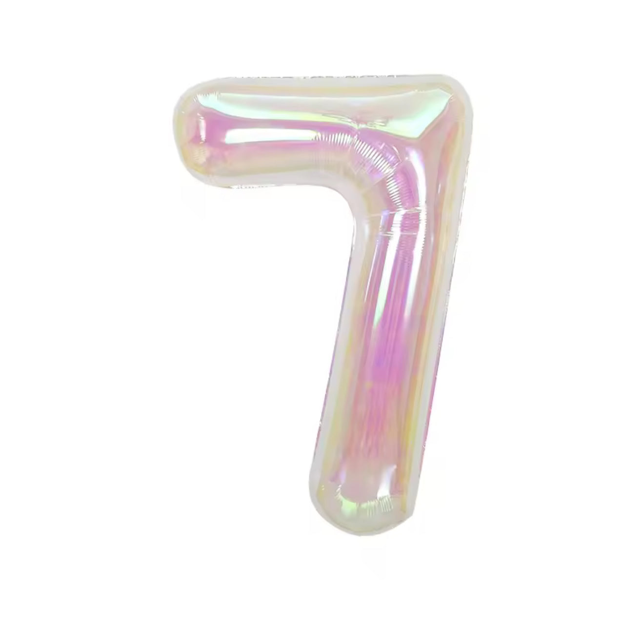 Extra Large Iridescent Foil Number Balloons 40inch (101.6cm)