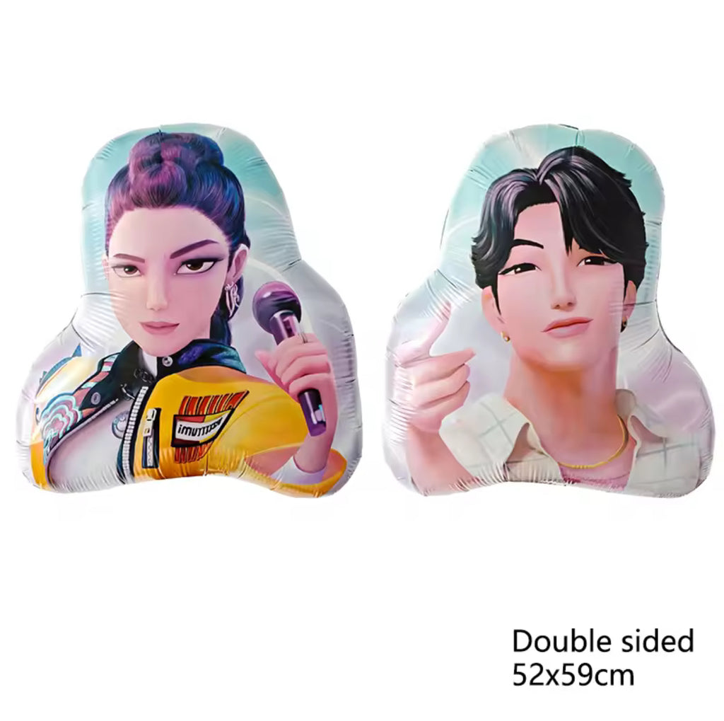 K-Pop Demon Hunters Character Foil Balloon (Double-sided) 59cm