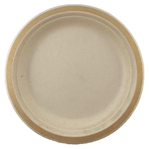 Sugarcane Lunch Plates 180mm Gold Pack of 10