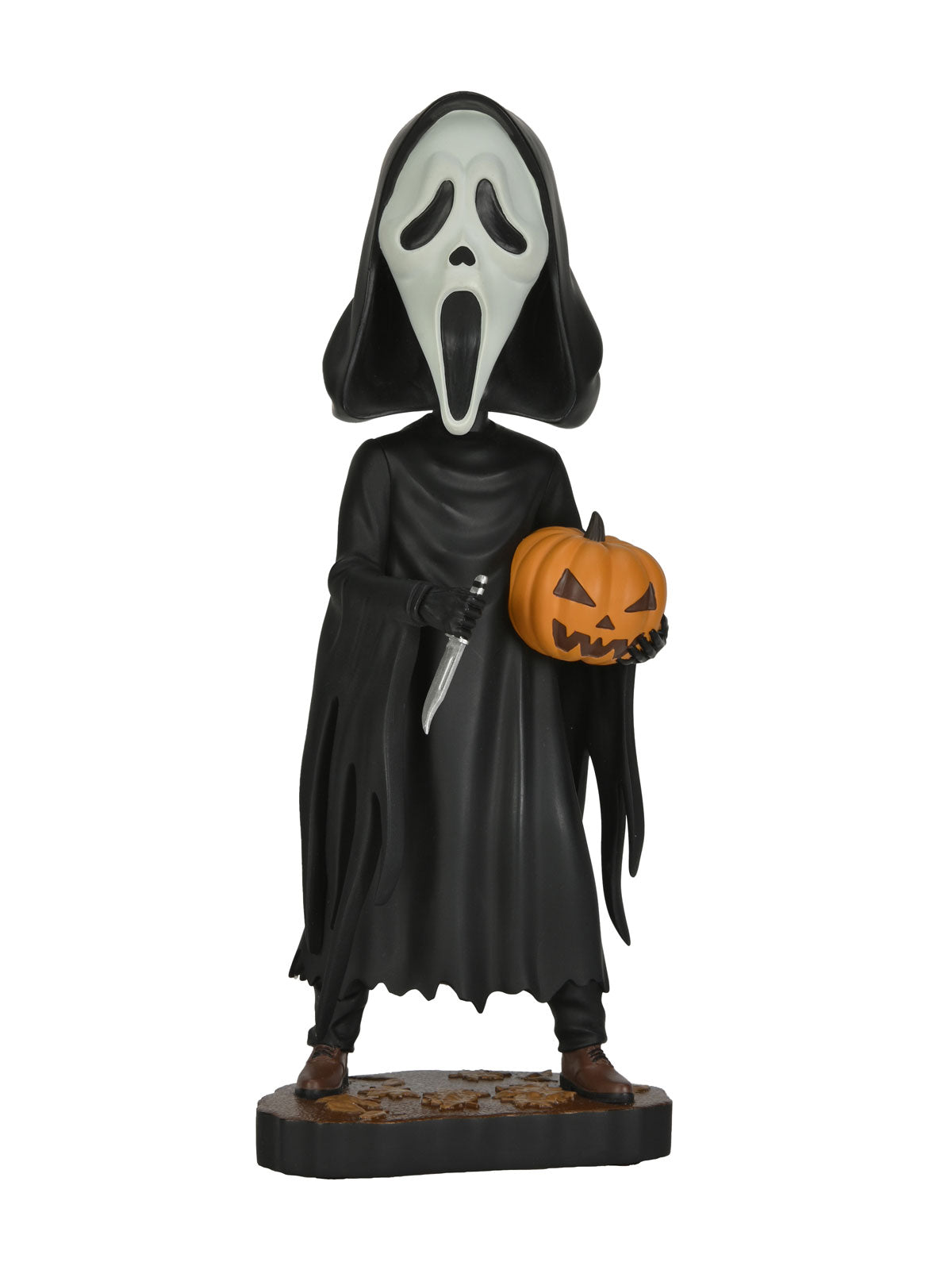 Scream! Ghost Face With Pumpkin Head Knocker