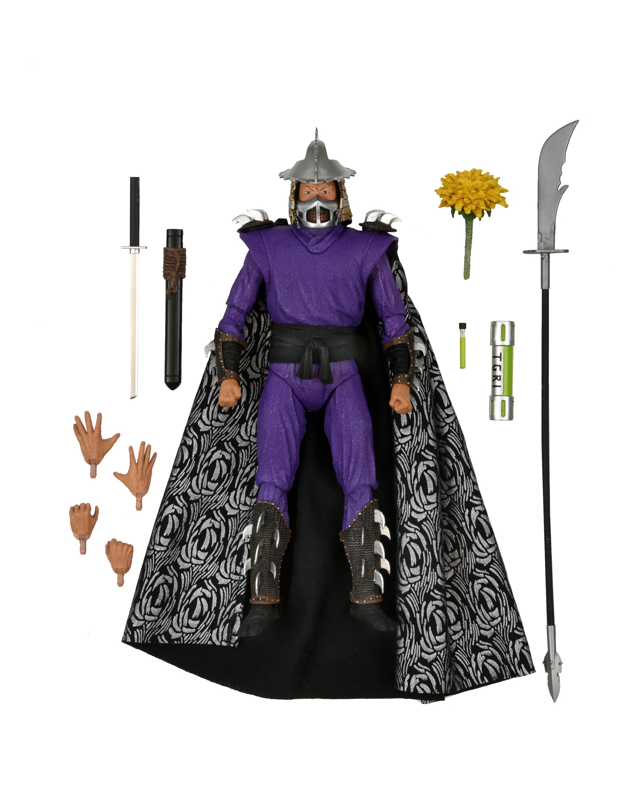 Tmnt 2 Shredder Secret Of The Ooze 7" Scale Action Figure
