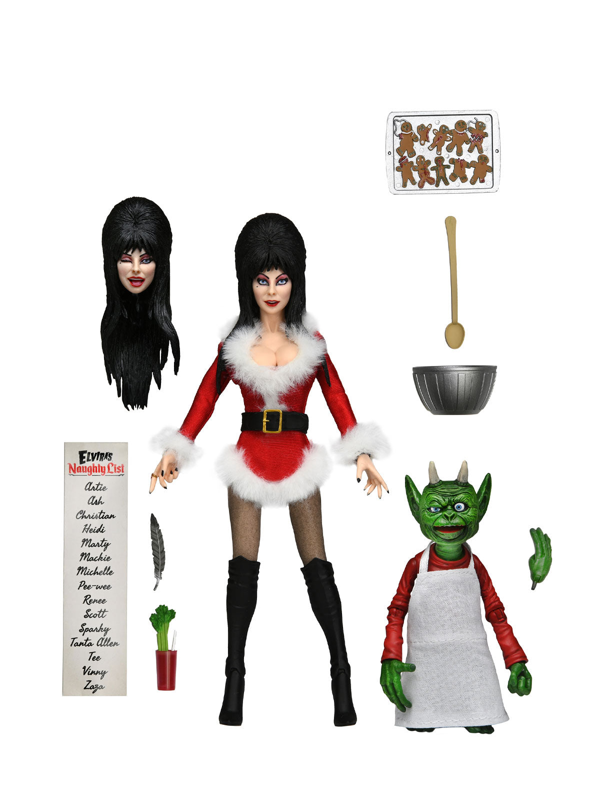 Elvira Very Scary Christmas 8" Clothed Action Figure