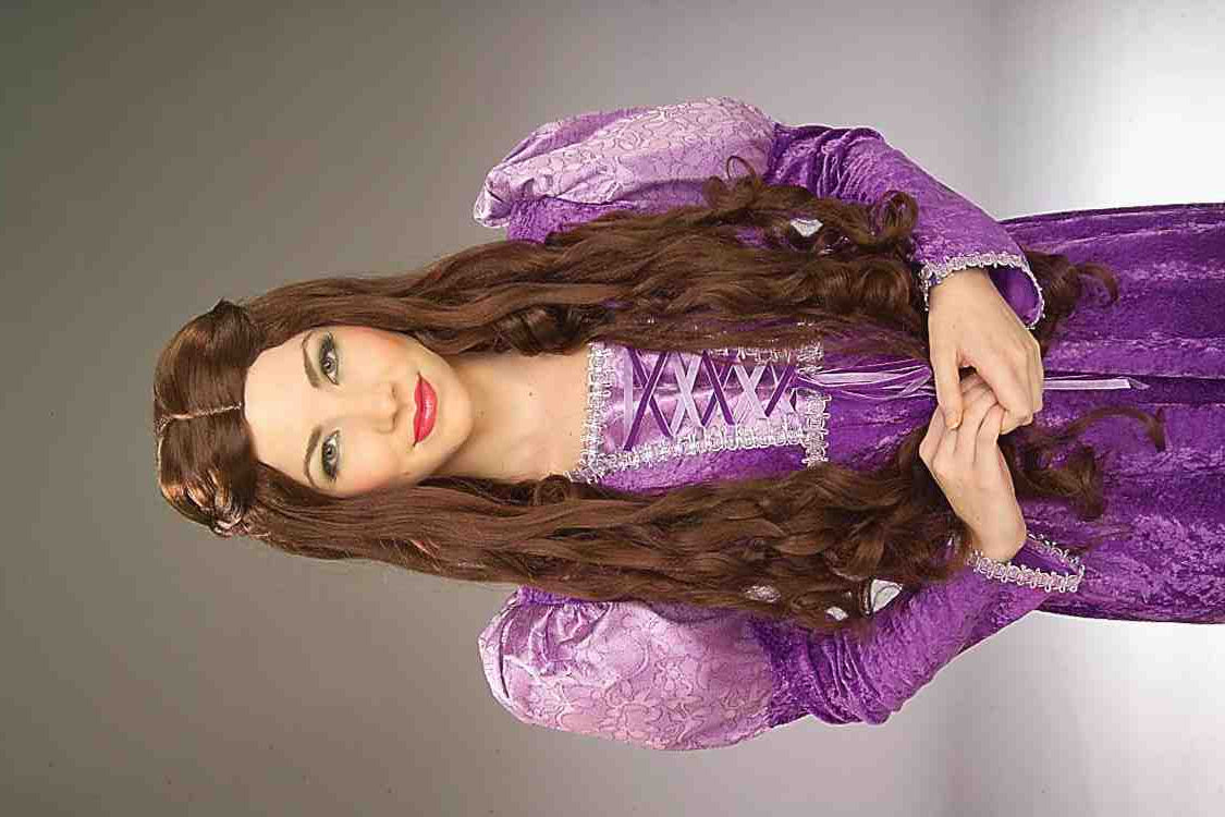 Guinevere Brown Wig - Adult
