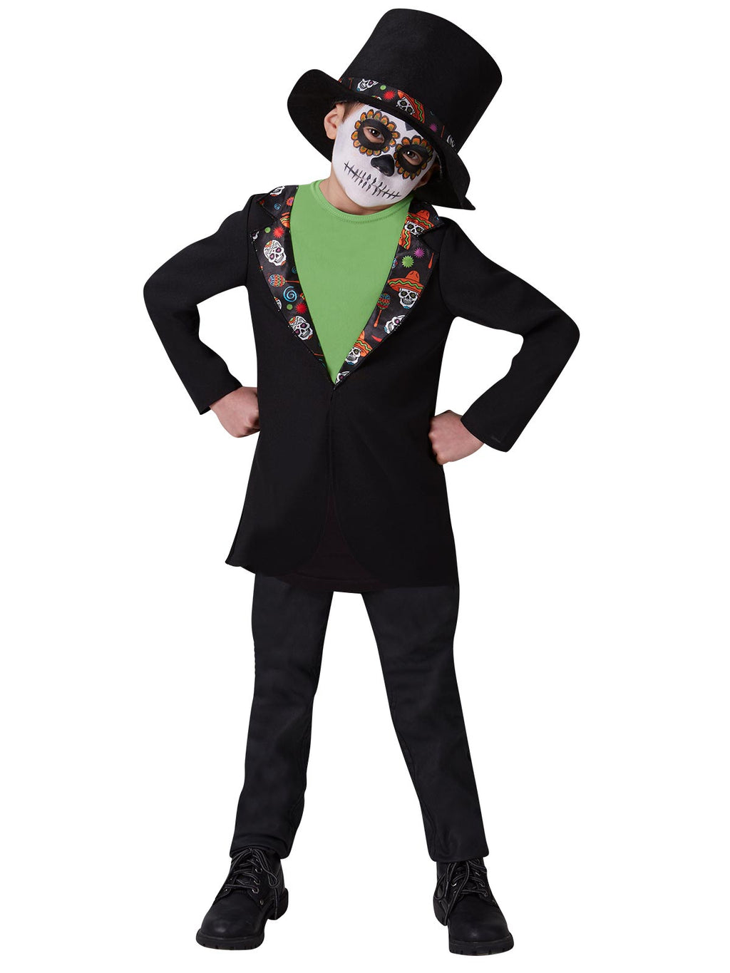 Day Of The Dead Boys Costume, Child