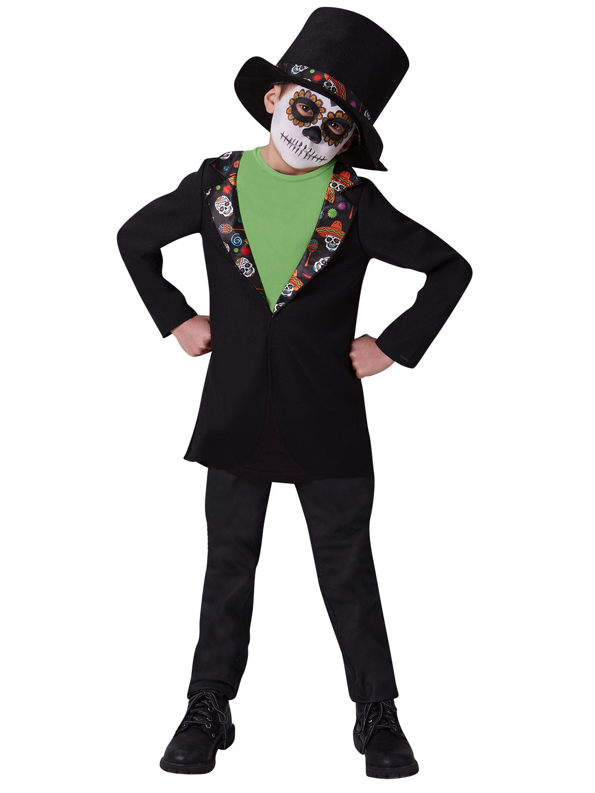 Day Of The Dead Boys Costume, Child