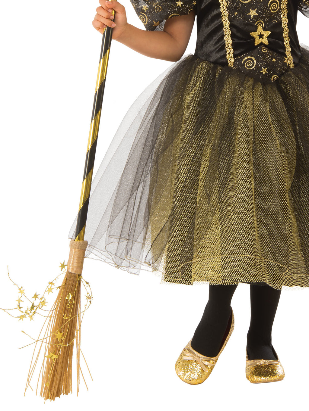 Golden Star Witch Costume, Child