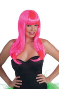 Neon Pink Wig - Adult