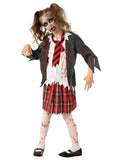 Zombie Schoolgirl Costume, Child