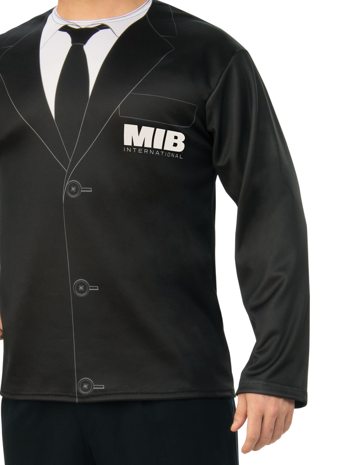 Agent H Costume Top: Men In Black 4, Adult