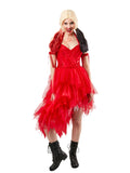Harley Quinn Red Dress Costume, Adult