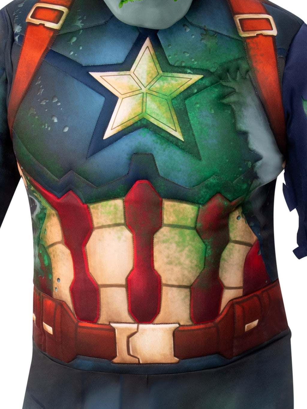 Captain America Zombie Deluxe Costume, Teen