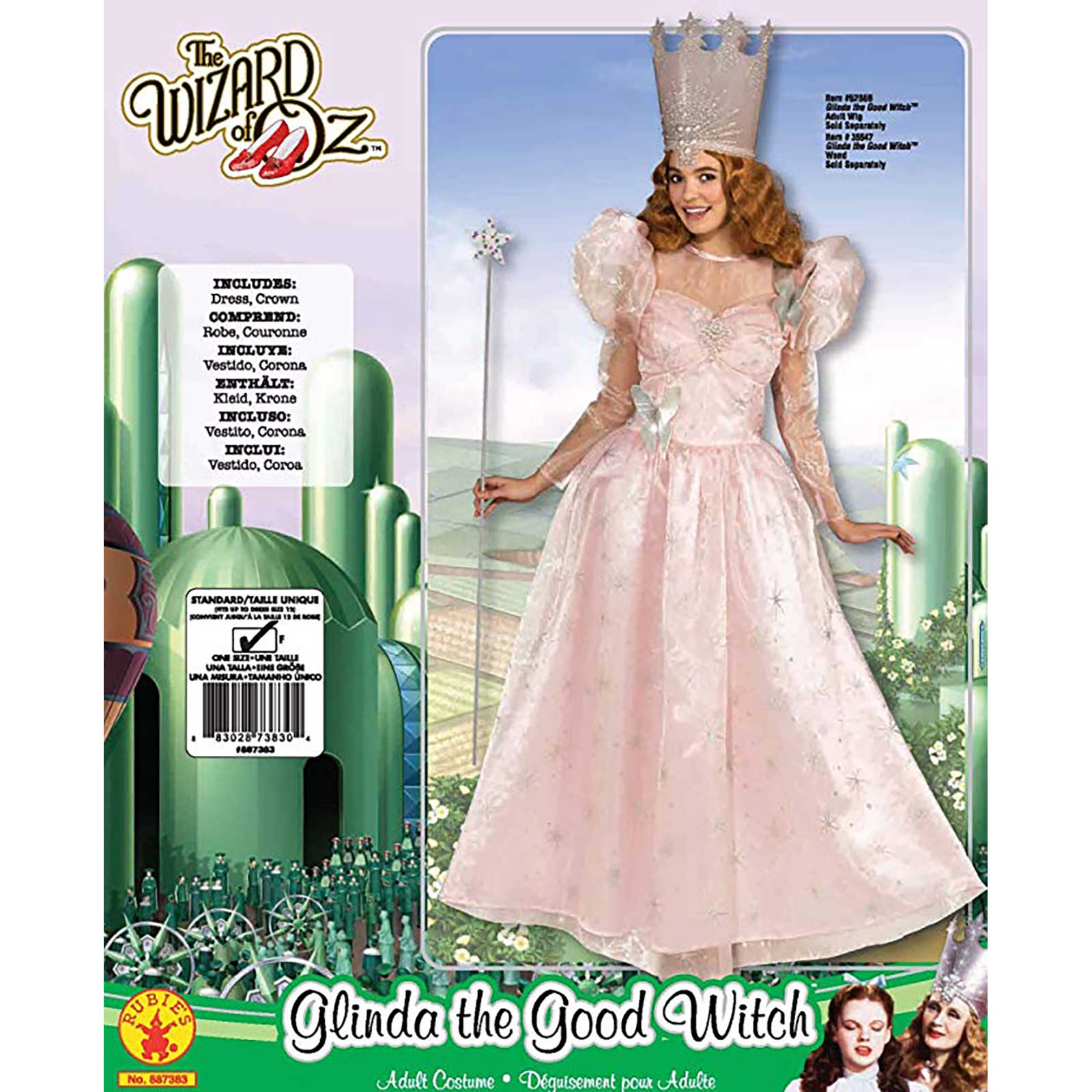 Glinda The Good Witch Deluxe Costume, Adult