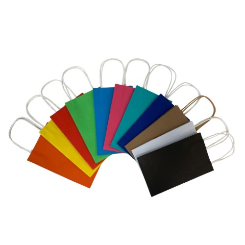 Pink Eco Party Bag Paper (Pack of 5)