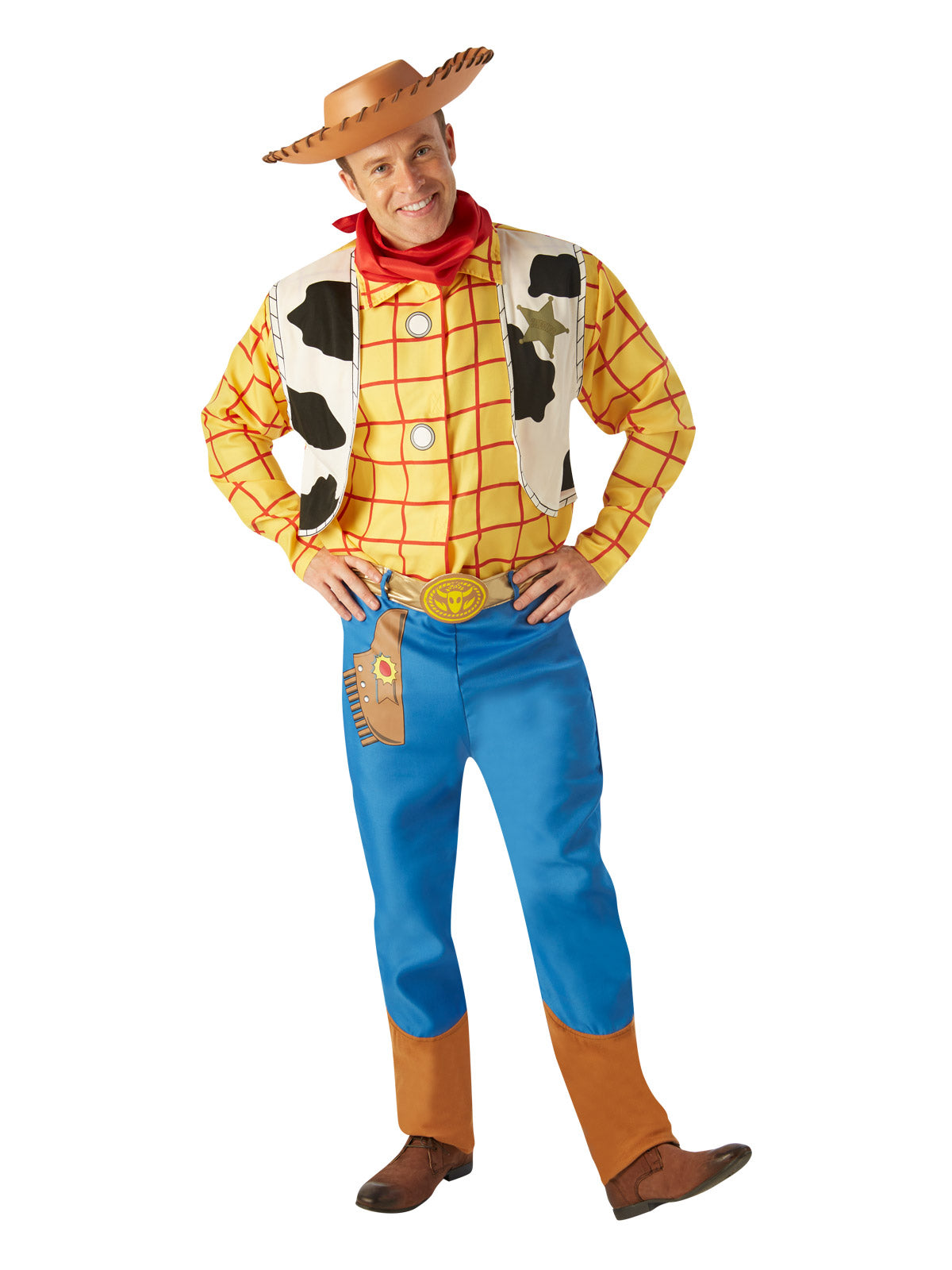 Woody Deluxe Toy Story Costume, Adult