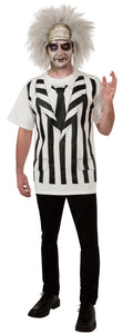 Beetlejuice Shirt & Wig, Adult