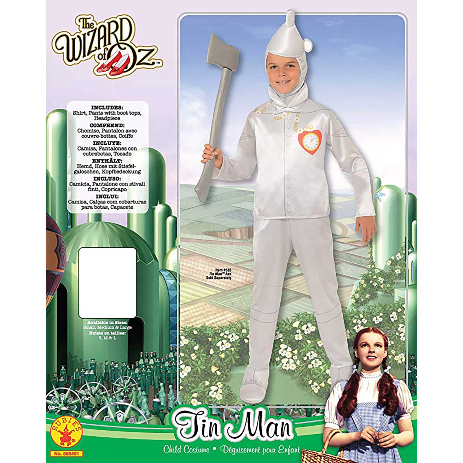 Tin Man Deluxe Costume, Child