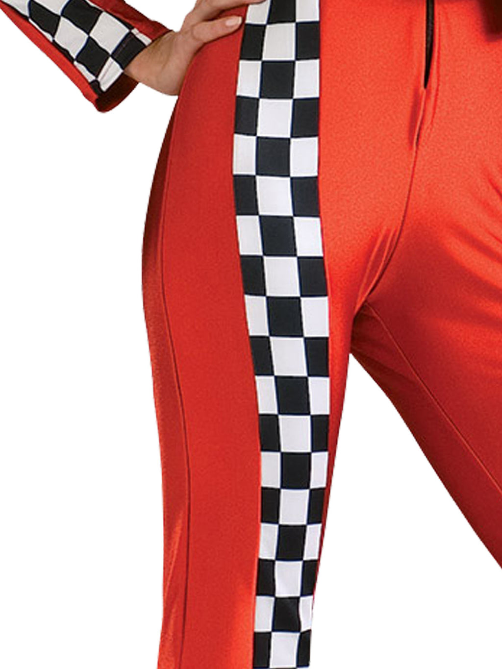Red Racer Secret Wishes Long Jumpsuit, Adult