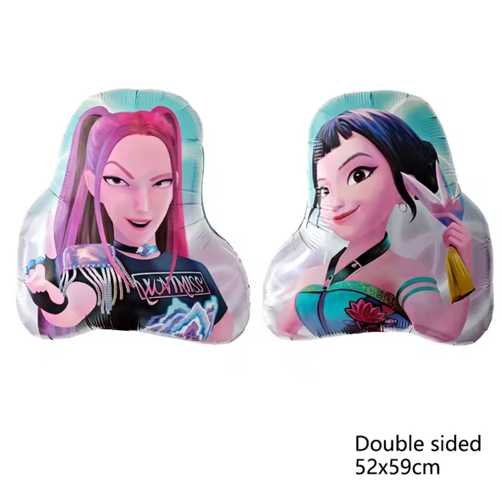 K-Pop Demon Hunters Character Foil Balloon (Double-sided) 59cm