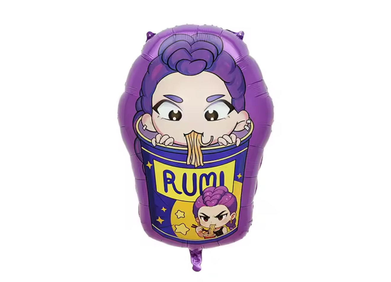 XL Rumi Noodle K-Pop Demon Hunters Foil Balloon