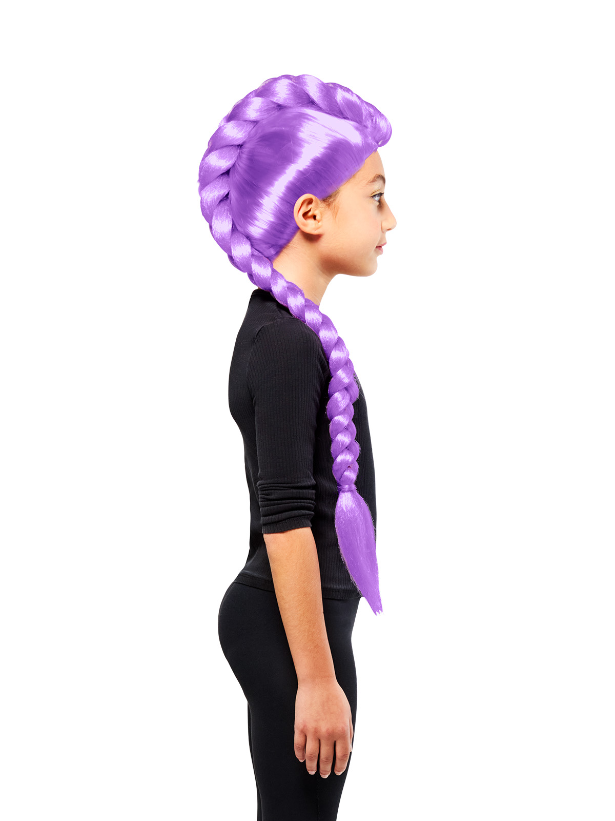 Rumi Purple Braid Wig | Official K-Pop Demon Hunters Rumi Wig - Child