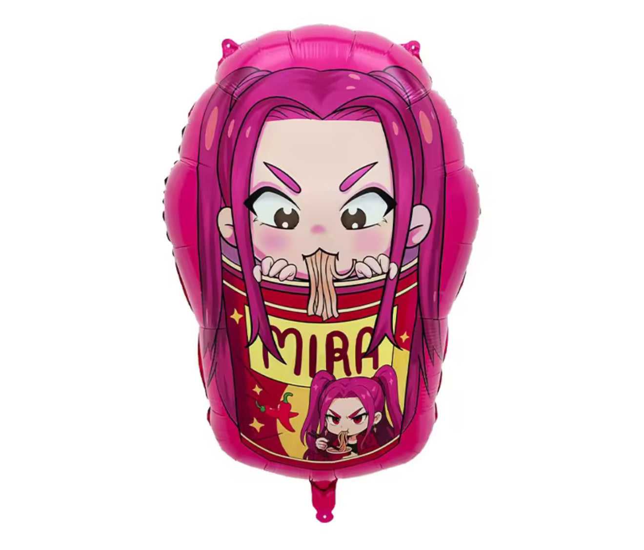 XL Mira Noodle K-Pop Demon Hunters Foil Balloon