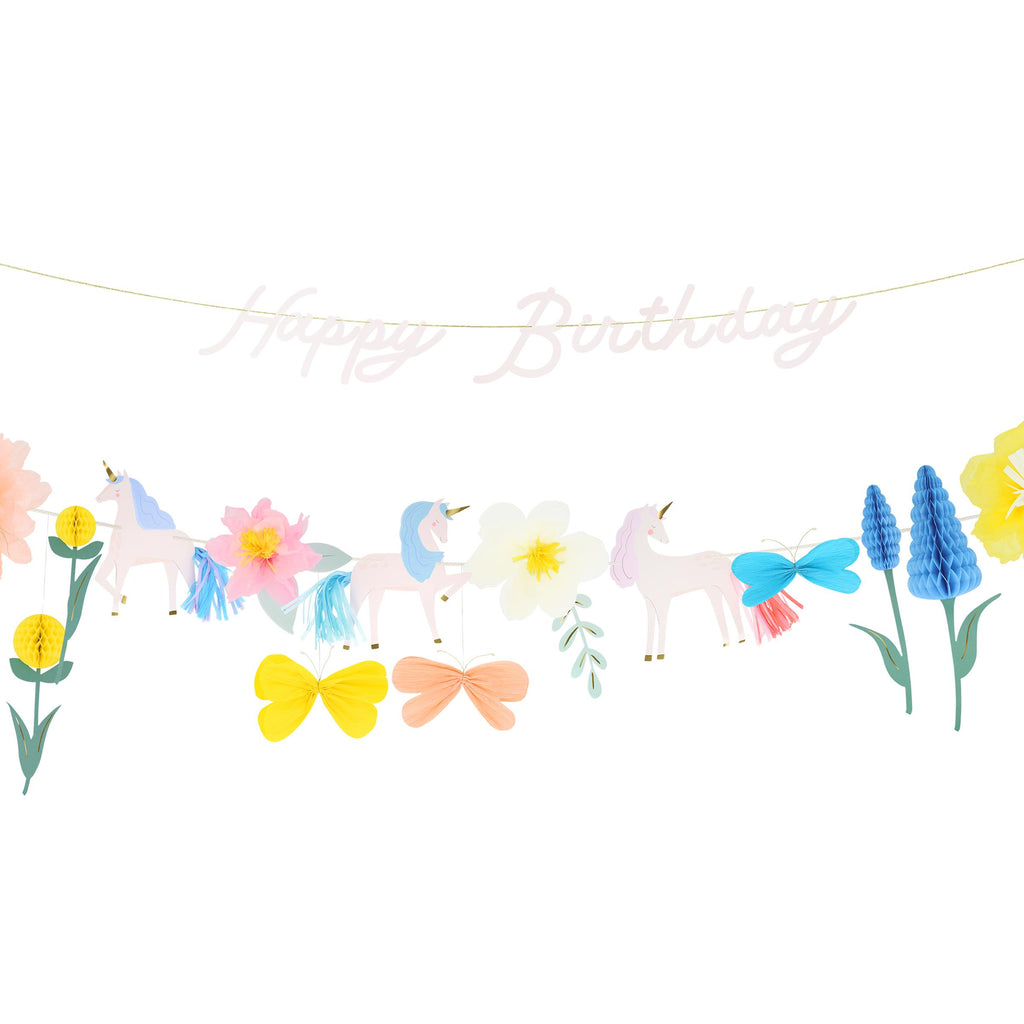 Meri Meri Meadow Unicorns Garland (Single Item)