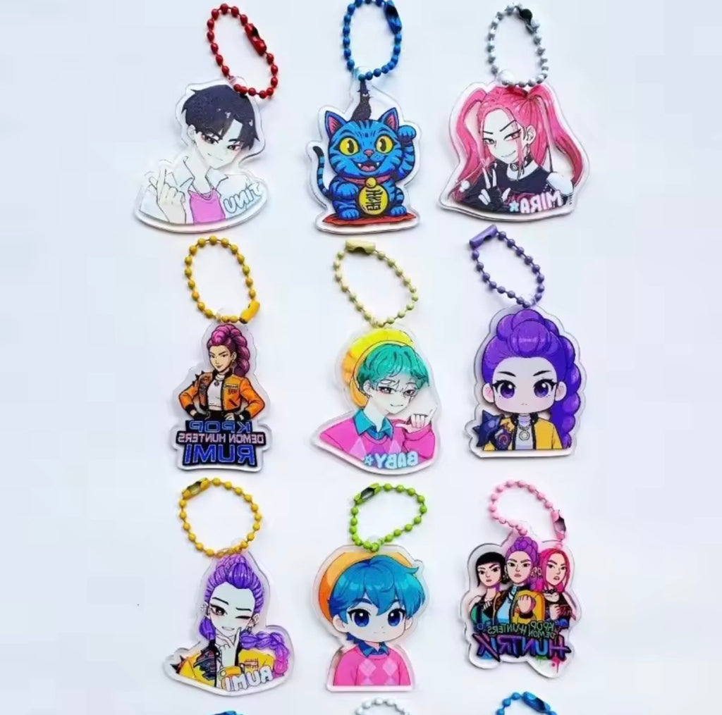 K Pop Demon Hunters Box of 32 Keychain Party Favours