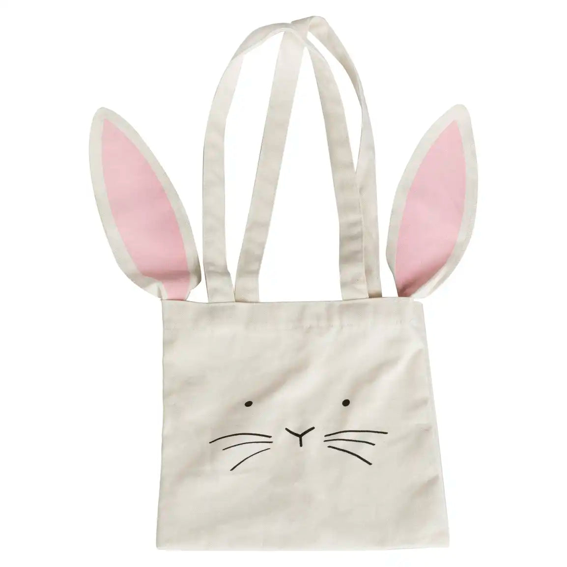 Hop Hop Hooray Easter Canvas Tote Bag with Bunny Ears by Ginger Ray